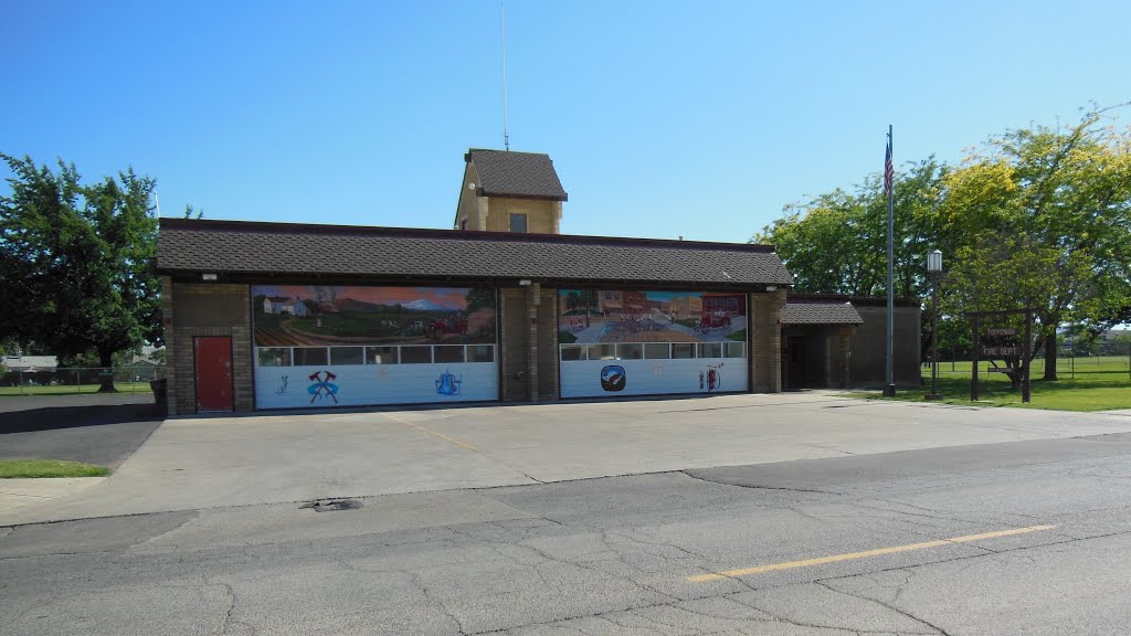 Fire department murals (Toppenish, WA) by Ingemar Olson