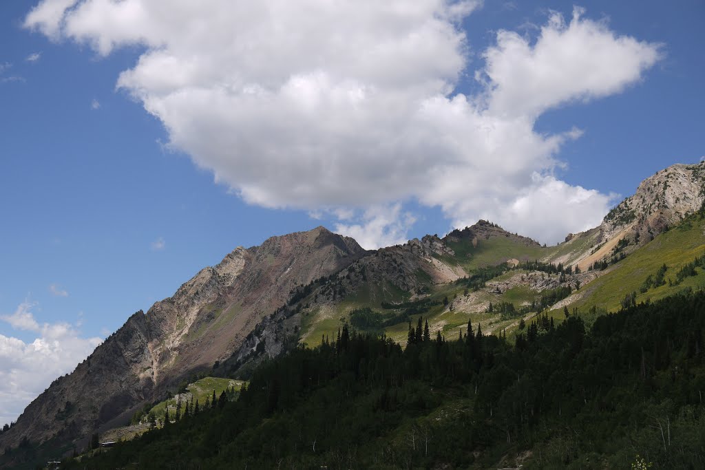 Cadiff Pass, opposite Alta ski resort by Matthew Kidd