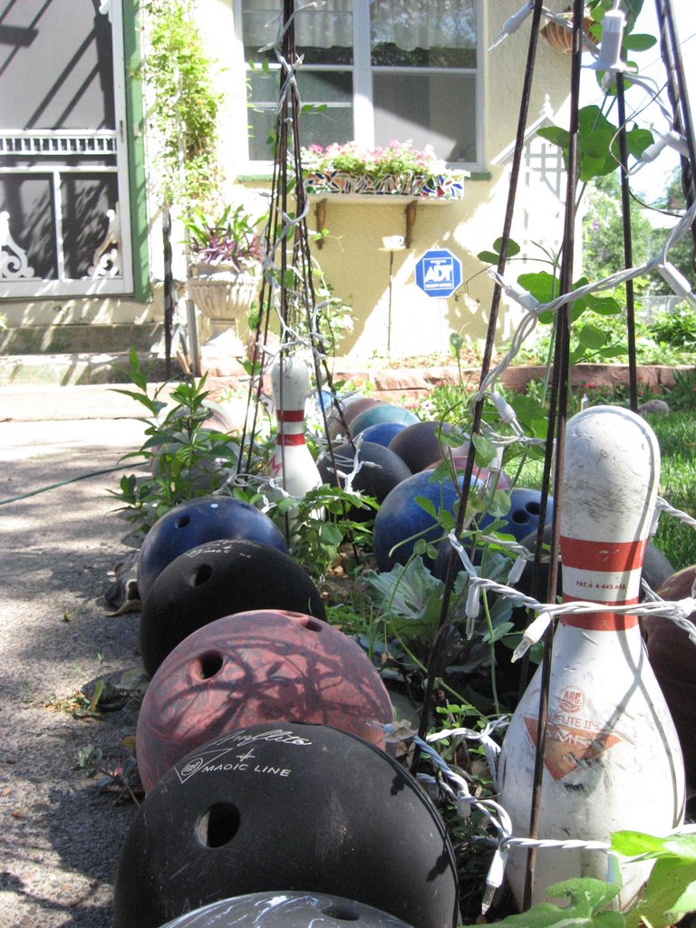 Bowling Balls Frontyard Minneapolis by Jake Bliskin