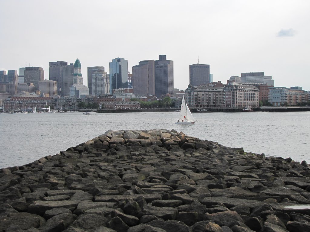 Boston skyline. by gabriel pittelli