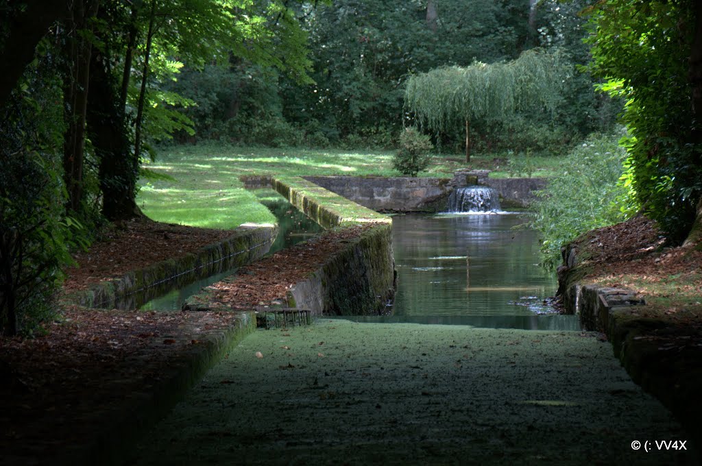 91490 Courances, France by Claude Wax