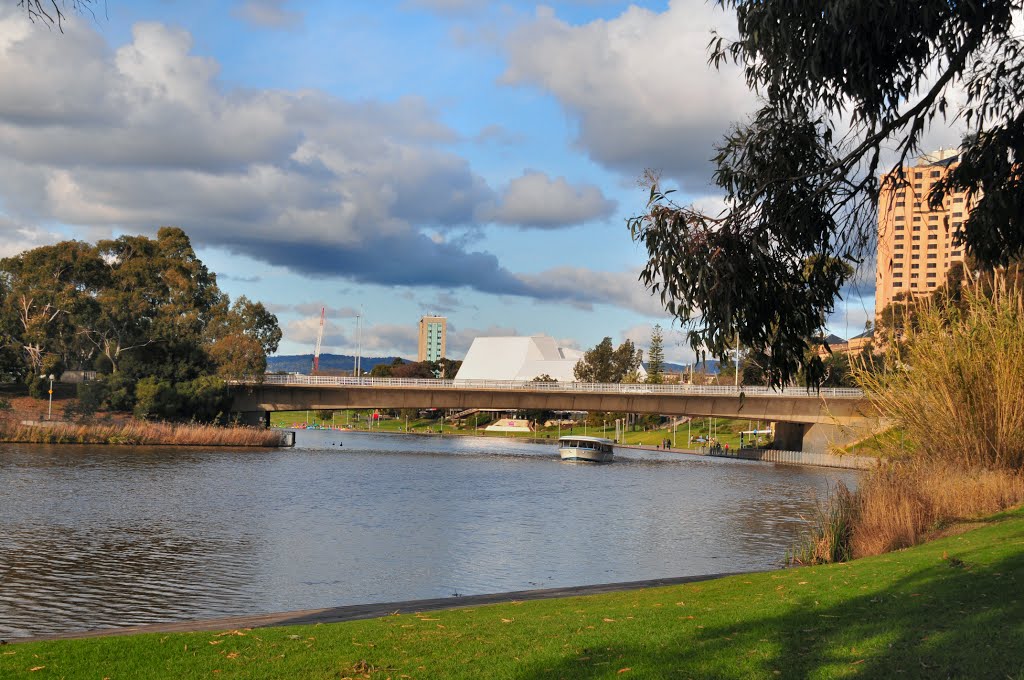 Motefiore Road Bridge and the Adelaide Festival Centre by Dirk Veltkamp