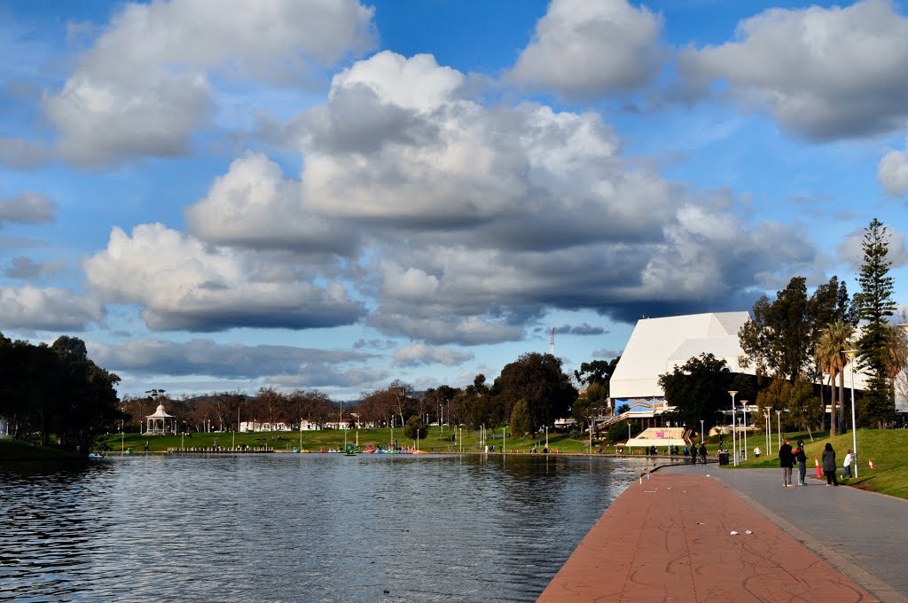 Torrens Lake and Elder Park by Dirk Veltkamp