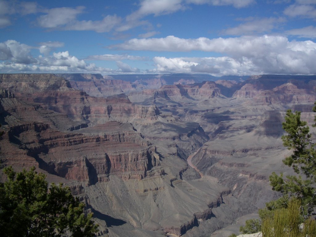 The unbelievable Grand Canyon, looking west by Badgerise