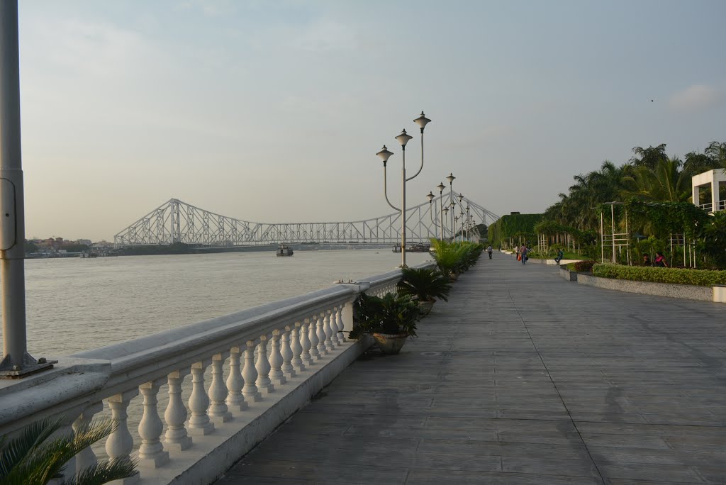 Howrah bridge from millennium park kolkata by anish kumar