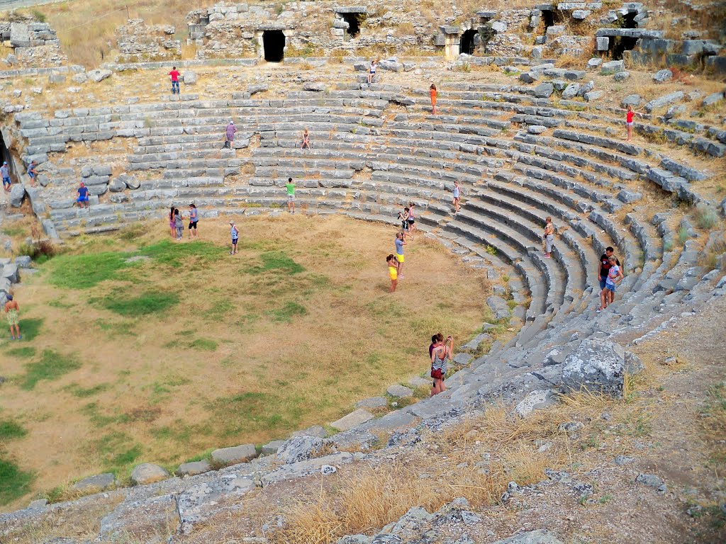 Greco-Roman amphitheater of 10 000 people, a city of Lycia Myra. Photo Alexander Levenko by Levenko Alexander