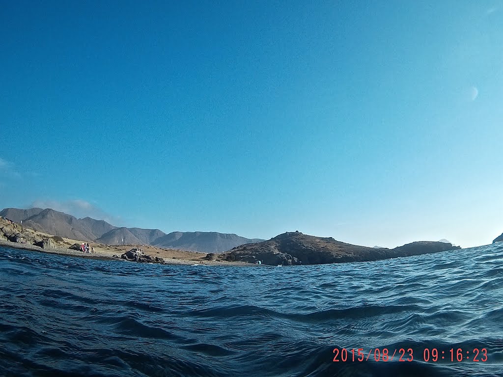 Playa del Embarcadero, Los Escullos bajo el mar, Almería by José Angel De la pec…