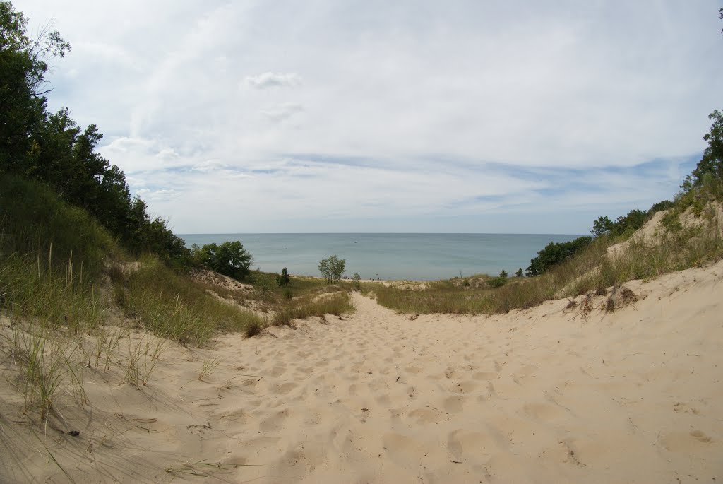 Shore of Lake Michigan by Matt Lobdell