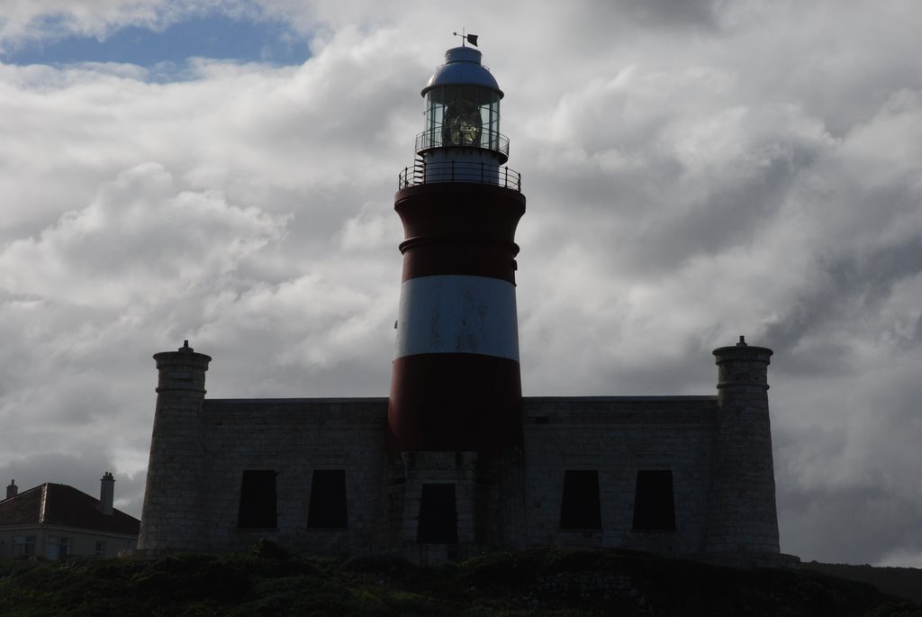 The lighthouse and the clouds by Francesco Di Nicola