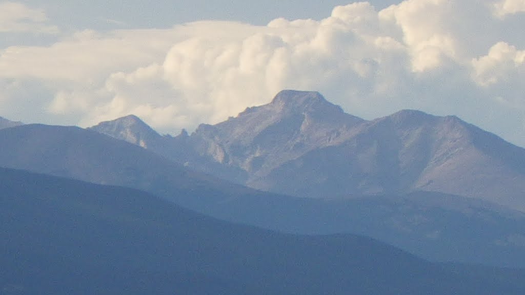 Longs Peak seen from Golden Gate Canyon State Park, Colorado by Vance Boyer