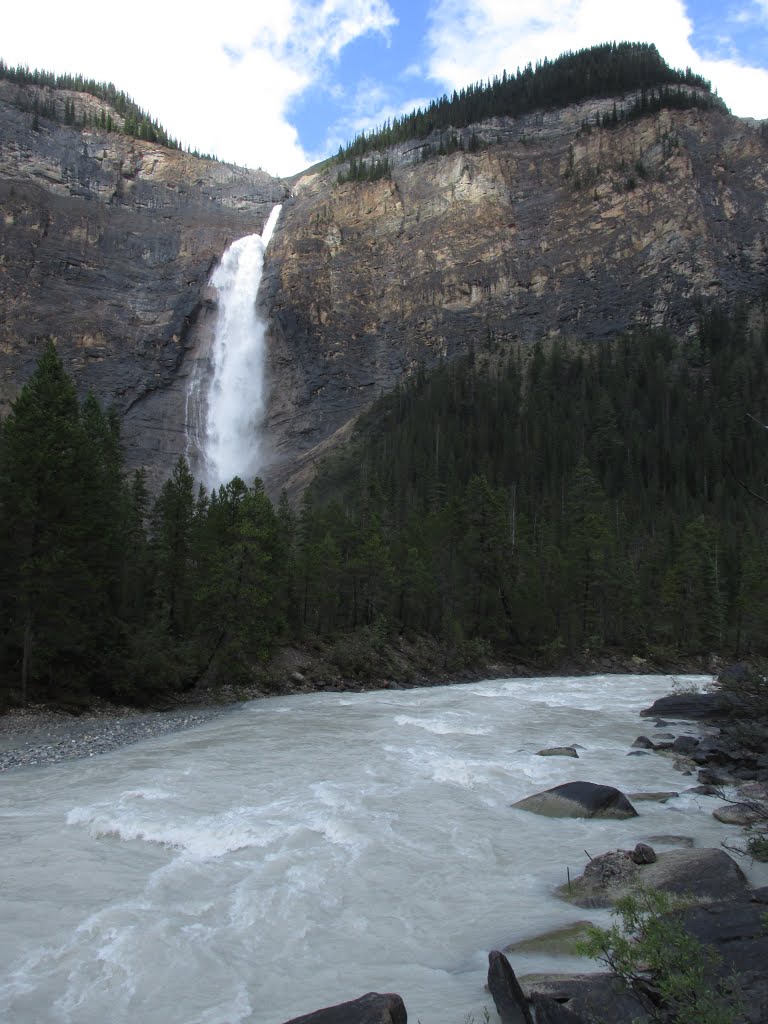 Whitewater And Spectacular Takakkaw Falls In Yoho National Park BC Jul '15 by David Cure-Hryciuk