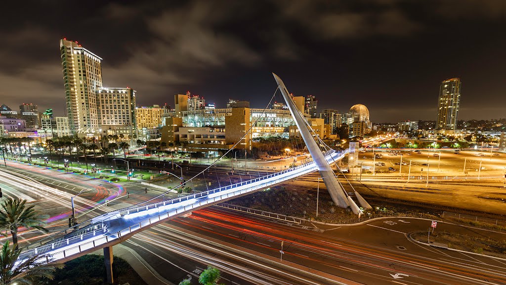 Harbor Drive Pedestrian Bridge by Dan Pruyn