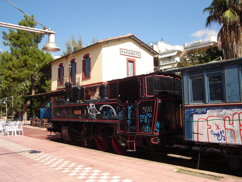 Old train station in Kalamata by tommygreekmtl