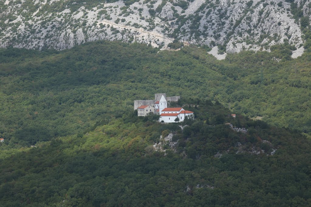 Drivenik castle and St. Dujam's parish church by Davor Petrinovic