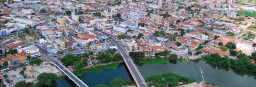 Vista aérea das pontes e o centro de Mossoró RN by Dedé de Zé Luca