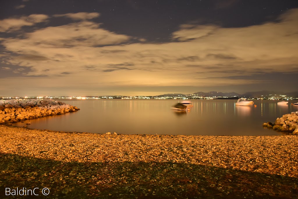 Lazise by Night - Long Exposure - 2015 by Christian Massimilia…