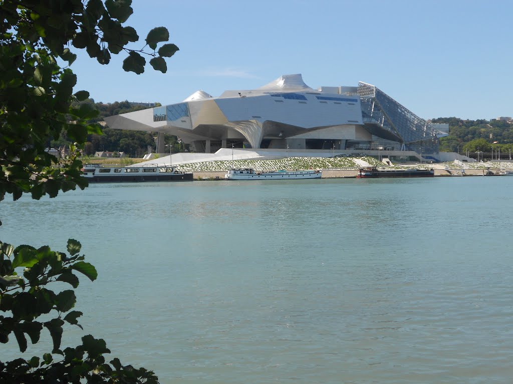 Musée des Confluences depuis les berges by theo travaille