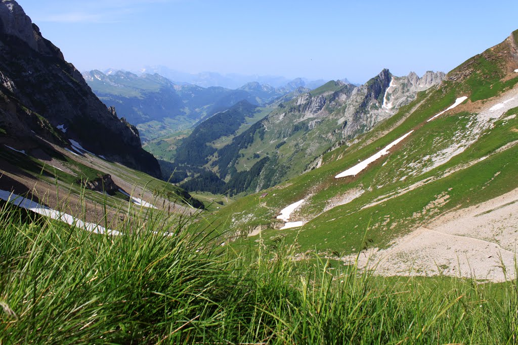 Blick vom Rotsteinpass by Uwe Häntsch