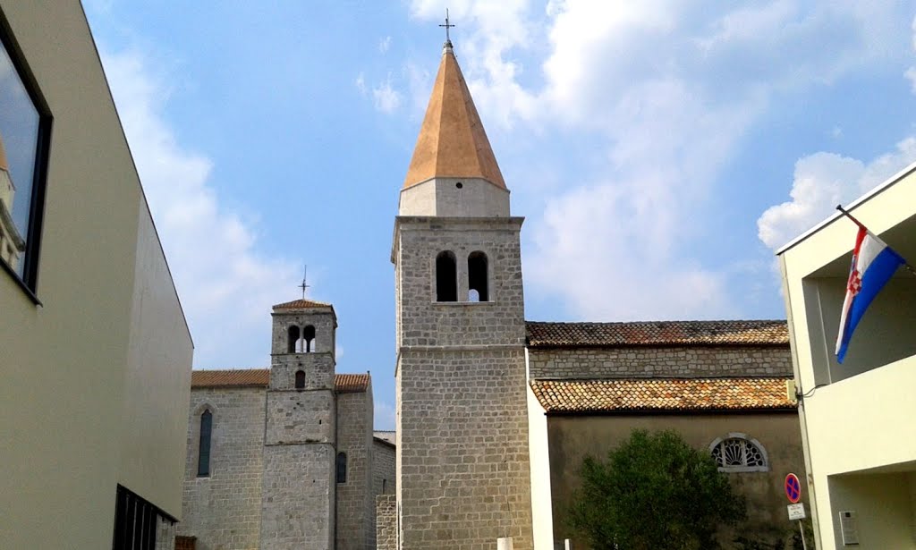 Krk old town - Church of Our Lady of Good Health by Zoran Kurelić Rabko