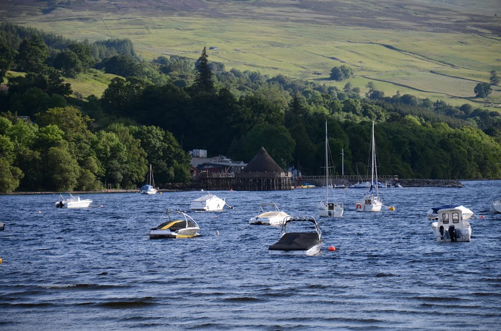 Loch Tay & The Crannog Centre by I. G Haggarty