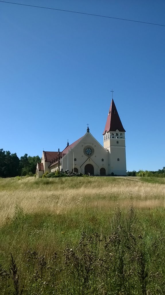 Church in Bojano, Gmina Szemud, Poland by kamienkev