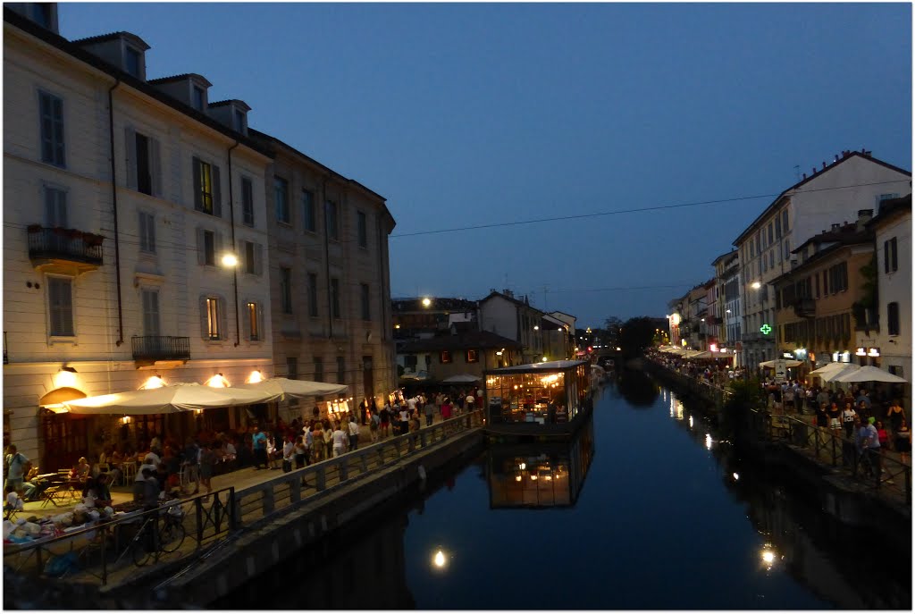 Milano, Naviglio by Marinella Rusmini