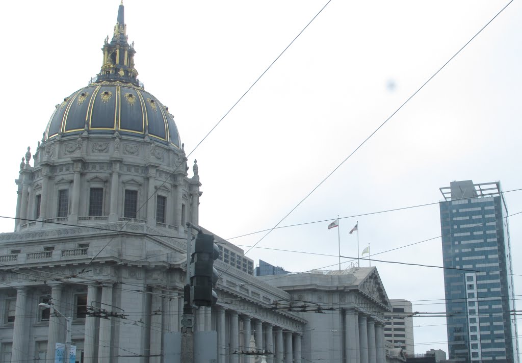 Downtown And San Francisco City Hall, Jul '15 by David Cure-Hryciuk