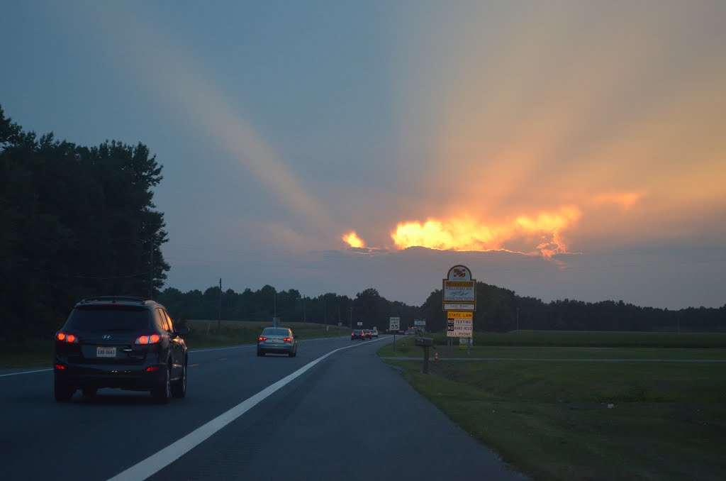 Welcome to Maryland at Sunset by Ryan Mori