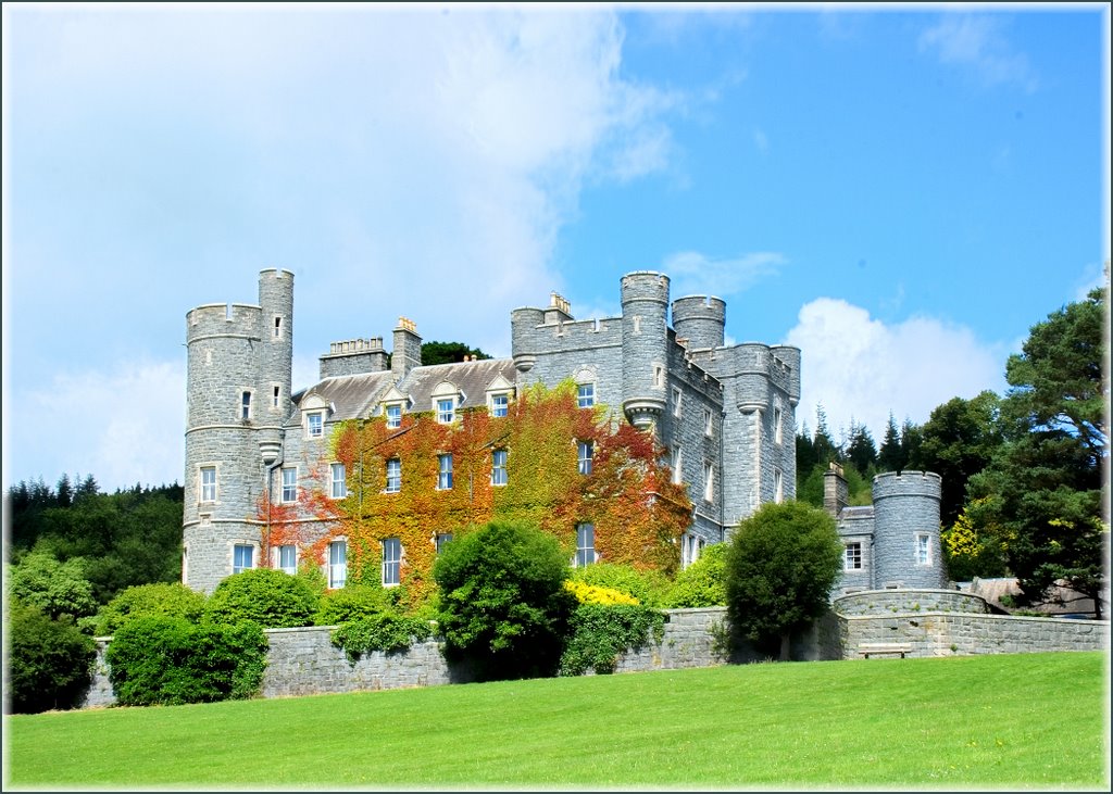 Annesley's Castle, Castlewellan Forest Park. Built circa 1856 of local granite to a Scottish Baronial design by William Burn. by Madidi