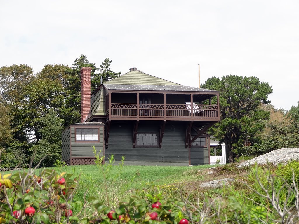 Studio home of Winslow Homer overlooking Cannon Rock at Prouts Neck by Teresa Chrzanowski F…