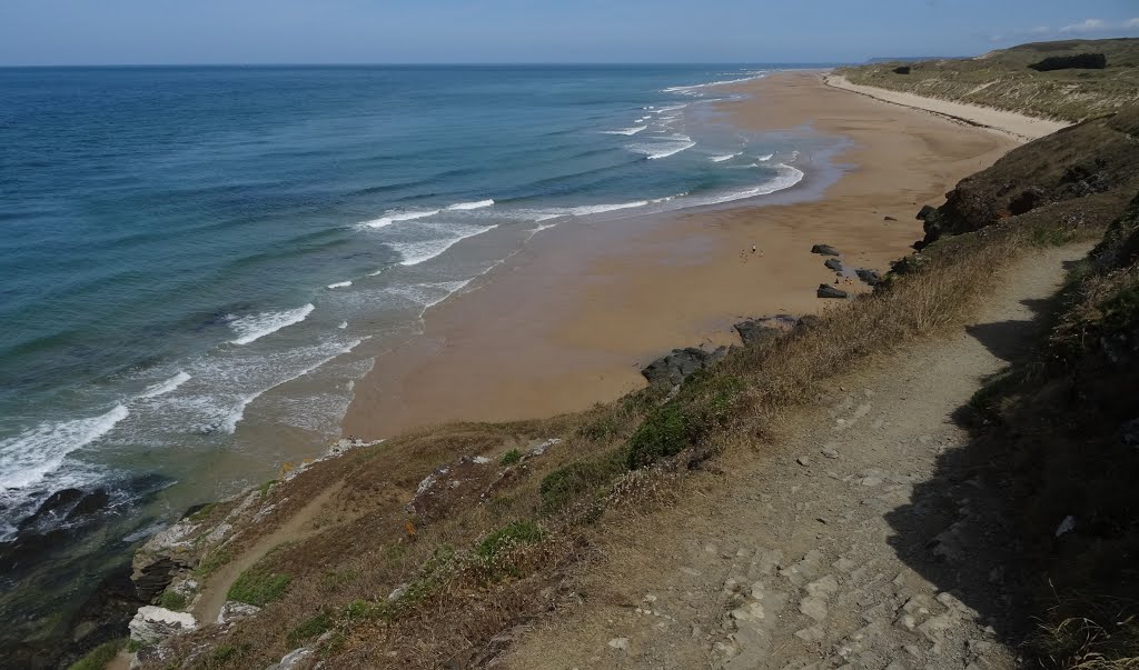 Carteret. Plage de la vieille église by dtoussaint