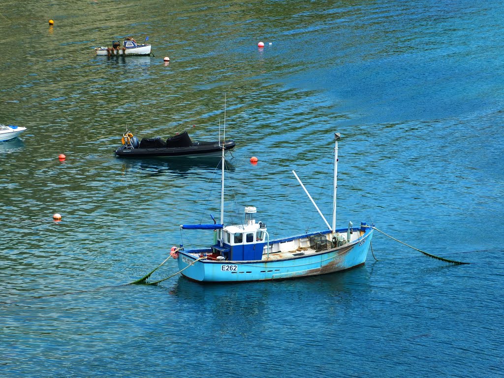 UK_England_Dorset_Jurassic Coast_Isle of Purbeck_West Lulworth_Lulworth Cove_boats_DSCF8246 by George Charleston