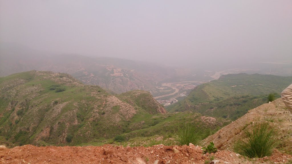 View of Khewra From High Point in Salt Range by Ahsan A