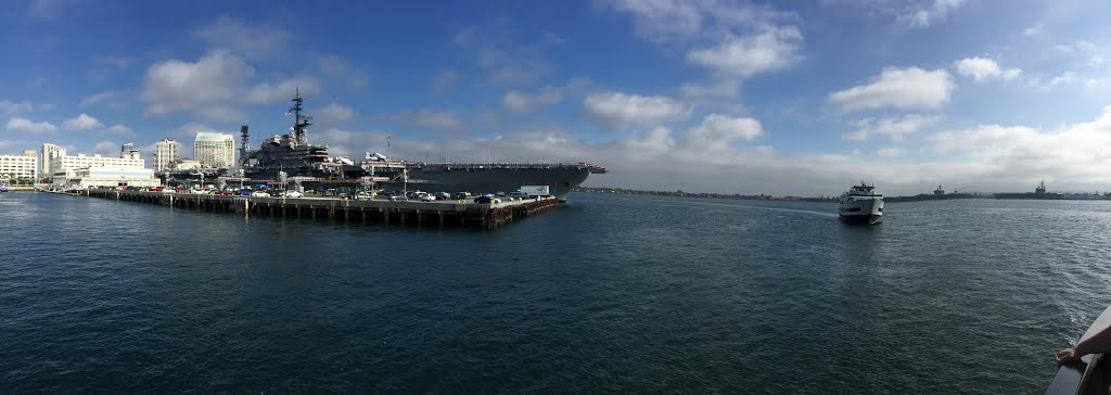 USS Midway in San Diego by jim “jimboy” boy