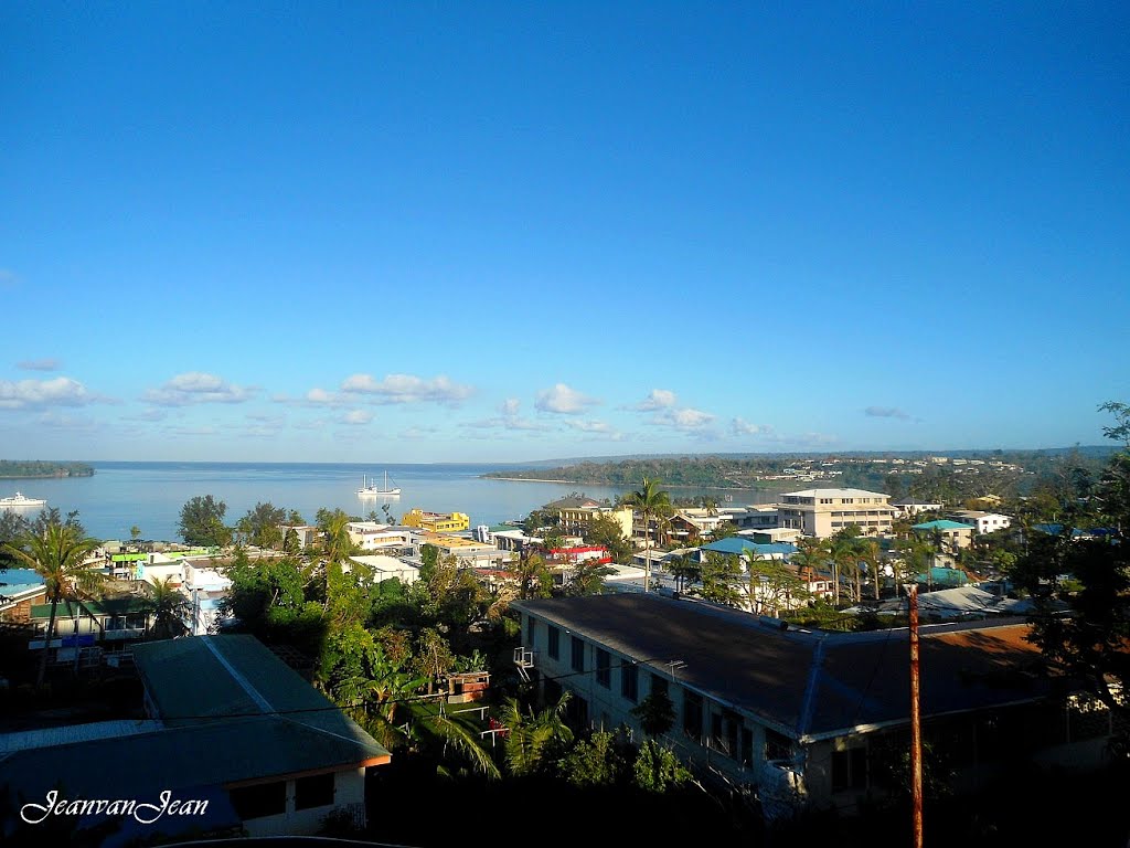 Port Vila - View on the Town by Jean Van Jean