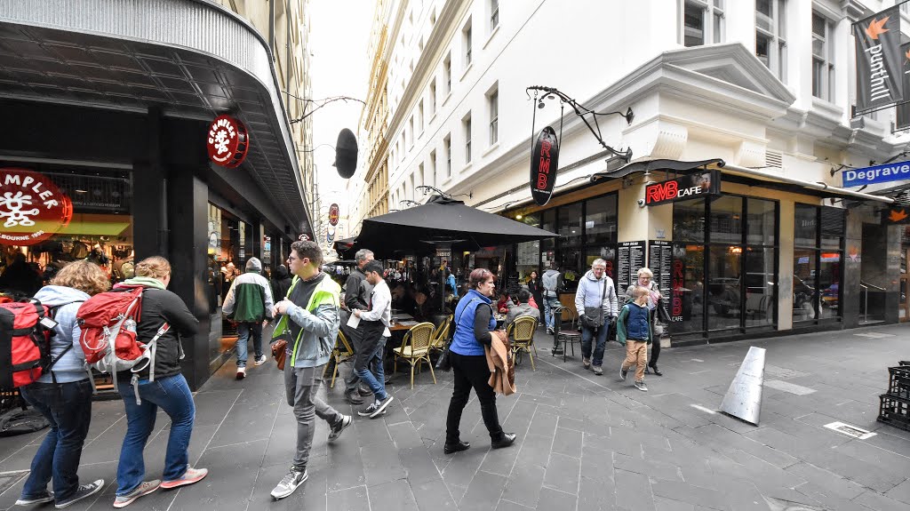 Degraves Street by Bernard Morey