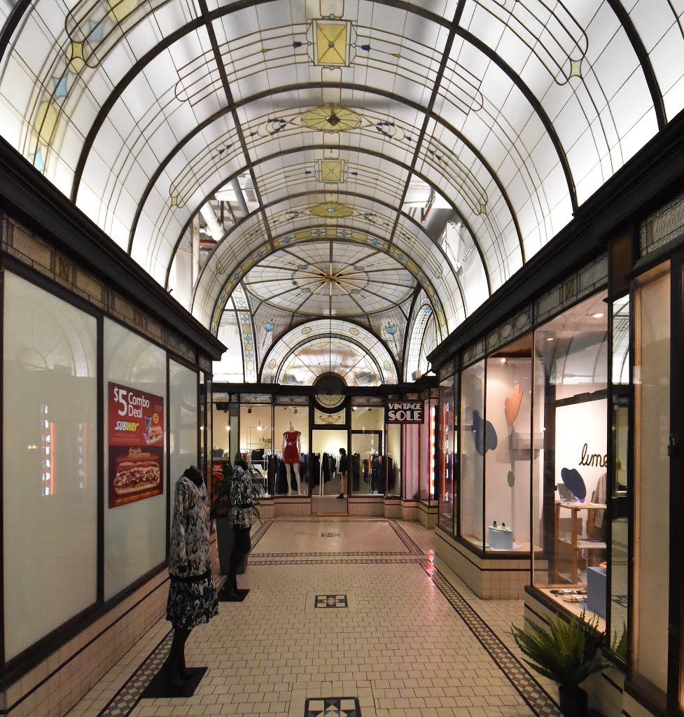 Cathedral Arcade Flinders Lane arm by Bernard Morey