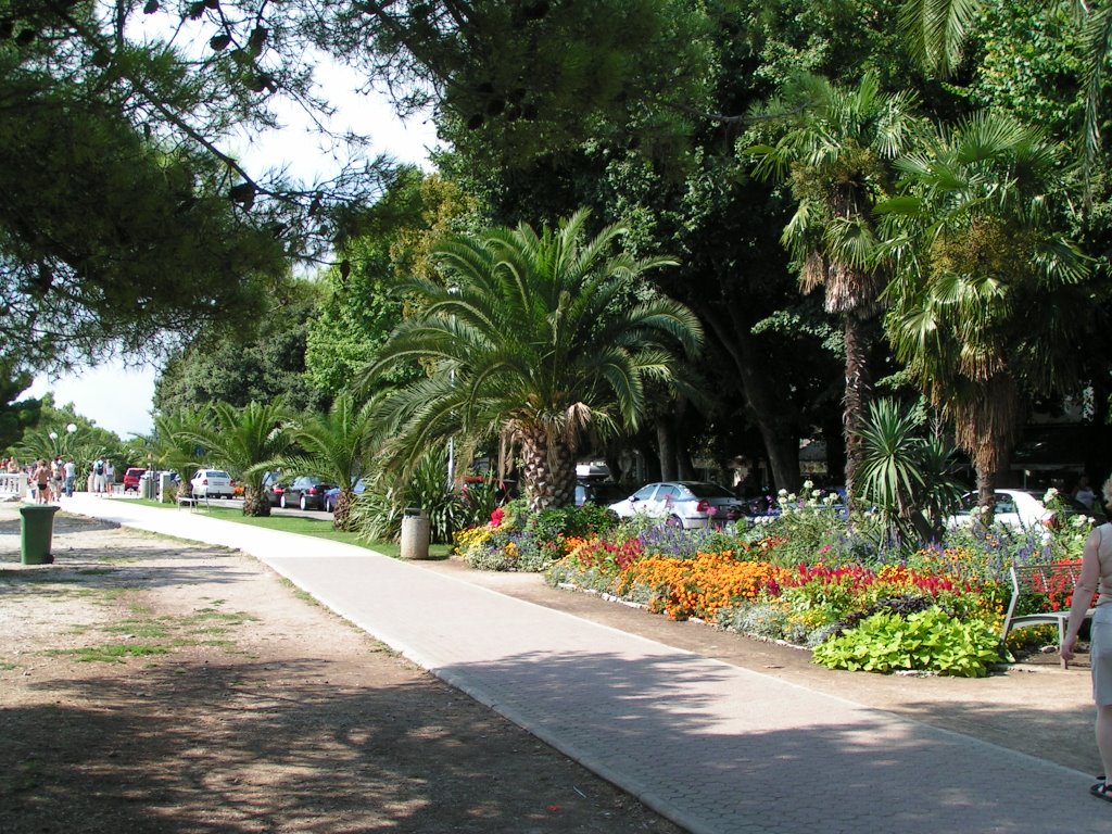 Crikvenica - promenada by Andrzej Harassek