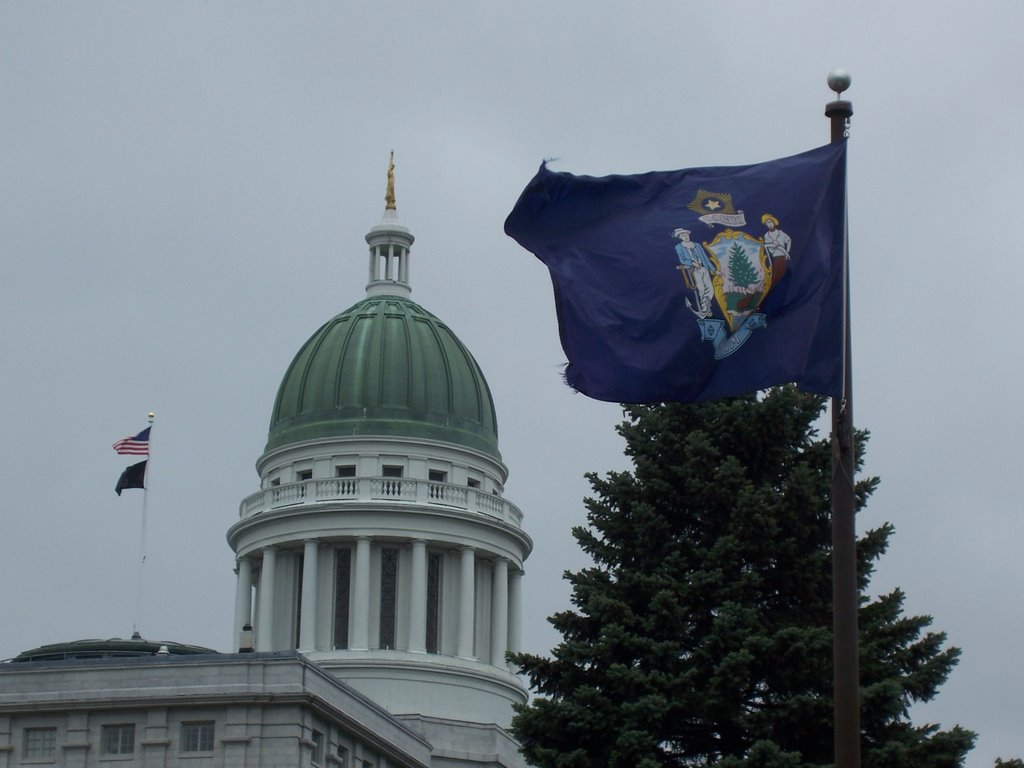 Maine Flag by rcmori