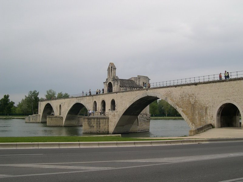 Avignon the bridge by Pietro Rapisarda