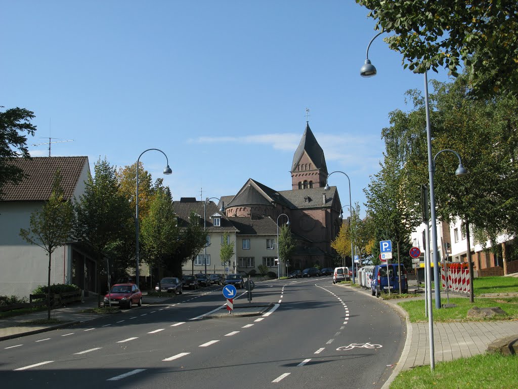 Blick hoch zur Kirche by A.Krupa