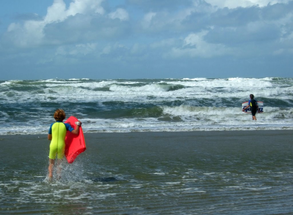 Bodyboard surfing Römö 2 by Ulf Tengzelius