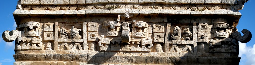 Chichen Itza, Chaac Mayan Rain´s God. Mexico by Antonio Cristerna