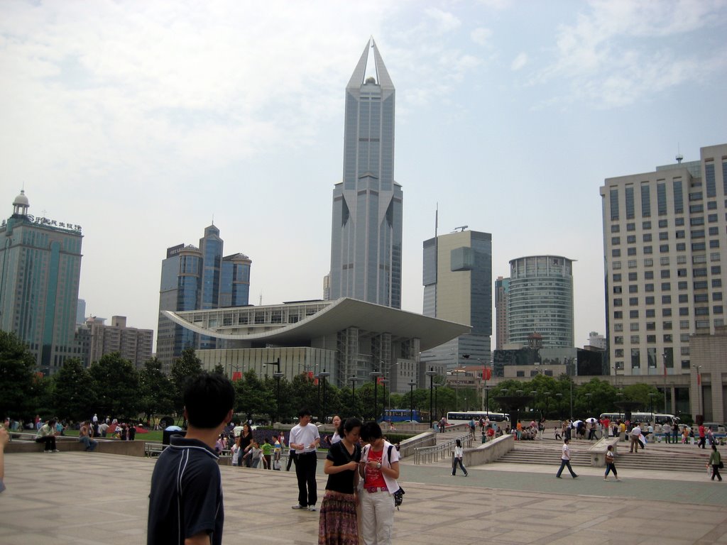 People's square from shanghai museum by Matthew Sutton