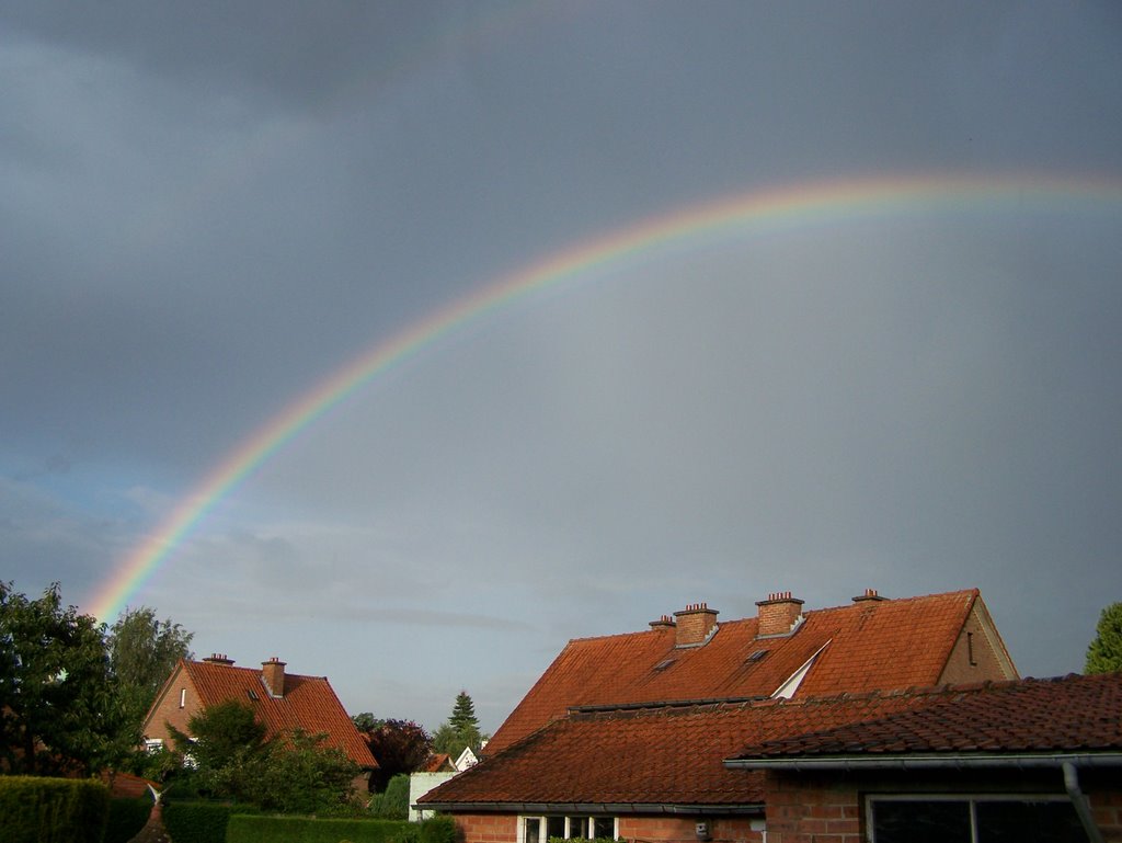 Rainbow above Drongen by peter.demeester