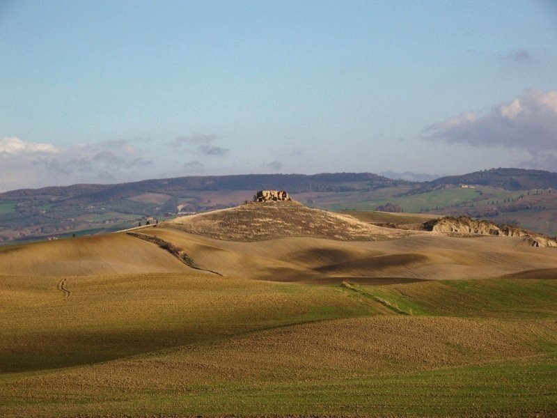 Paesaggio della Valdorcia presso Pienza by lucabellincioni