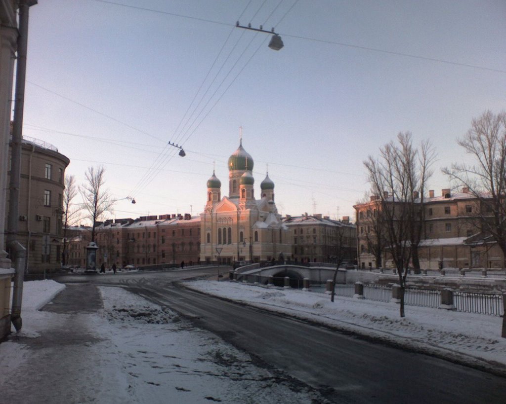 Saint Isidor's Church winter by Andy BitOff