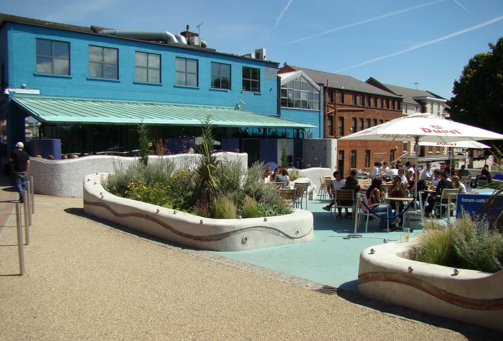 The Forum Cafe and patio area, Devonshire Green, Sheffield S3/S1 by sixxsix