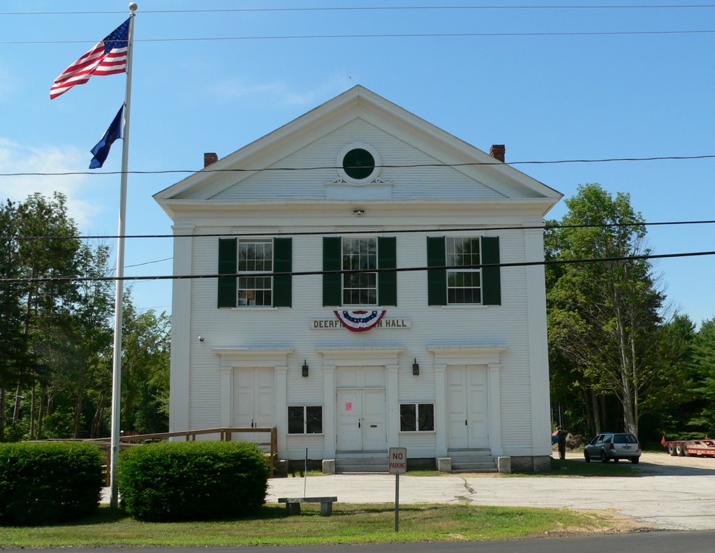 Deerfield, NH Town Hall by C. Carr