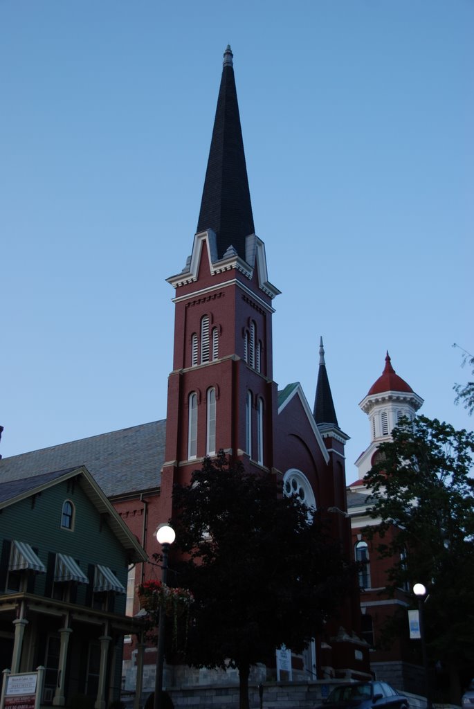 Steeples and Court House by Shawn Pemrick